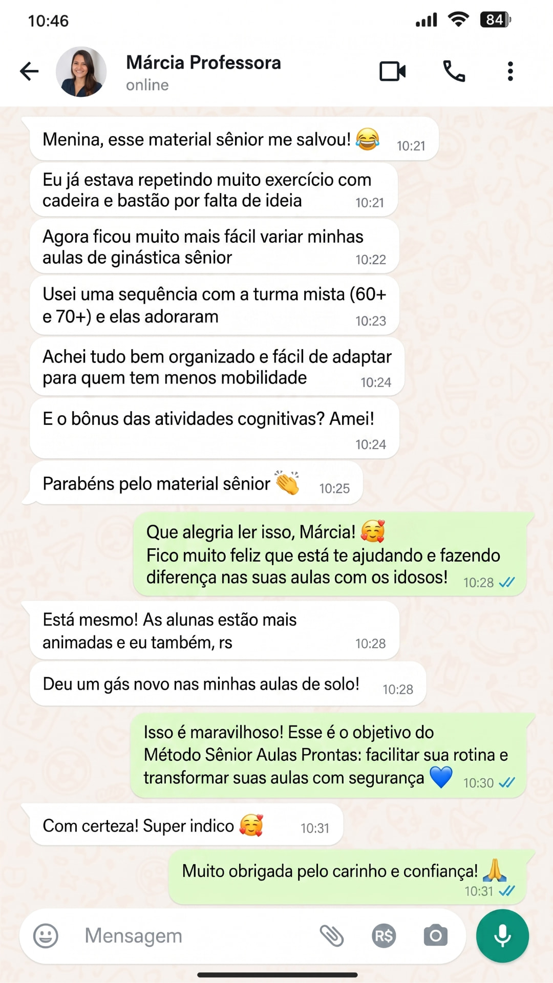 Depoimento WhatsApp 2